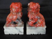 Pair of Kuang Hsu Carved Carne