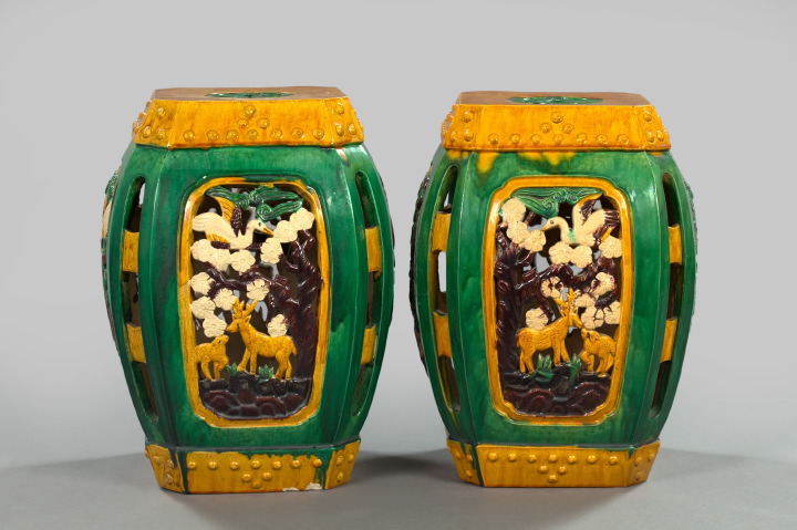 Pair of Kuang-Hsu Reticulated