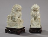 Pair of Kuang Hsu White Marble