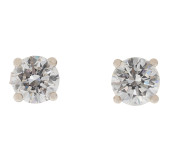 PAIR OF LAB GROWN DIAMOND, 14K