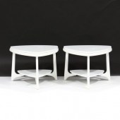 PAIR OF LACQUERED MID-CENTURY