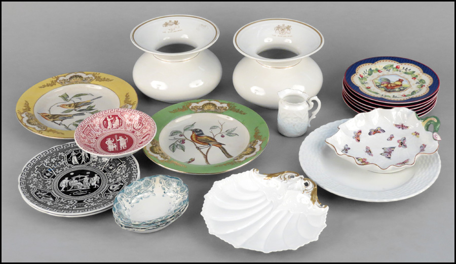 PAIR OF LAMBERTON PORCELAIN CHAMBER