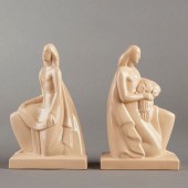 PAIR OF LAMBERTON WORKS ART DE