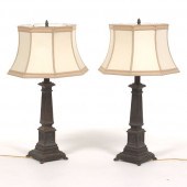 PAIR OF LAMPS 29 ¾" overall Ne