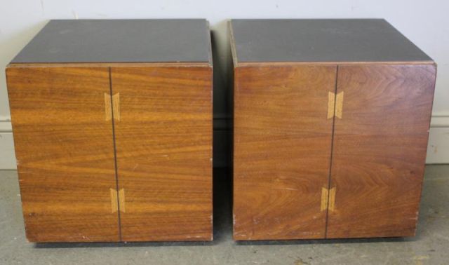 Pair of Lane Cube Tables with