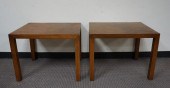 PAIR OF LANE FURNITURE WALNUT