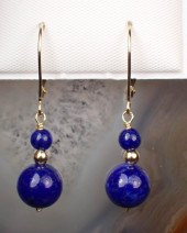 PAIR OF LAPIS AND FOURTEEN KAR