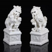 PAIR OF LARGE 13 INCH BLANC DE