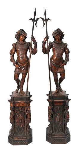 PAIR OF LARGE 19TH CENTURY