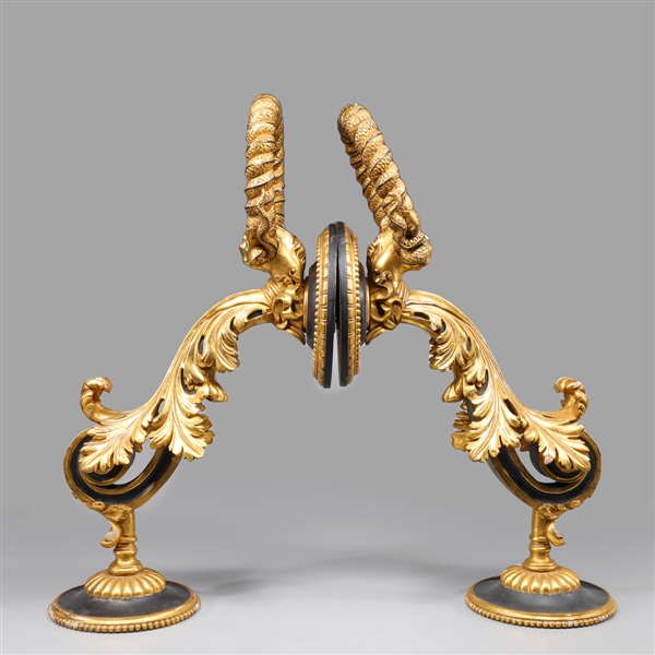 Pair of large and elaborate