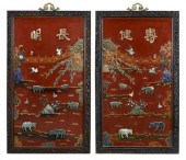 Pair of large and impressive C