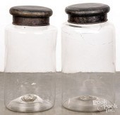 PAIR OF LARGE APOTHECARY STORE
