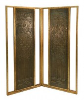 PAIR OF LARGE ART DECO BRONZE