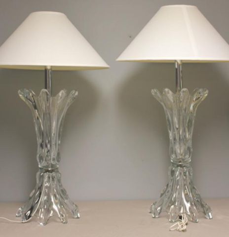Pair of Large Biomorphic Midcentury