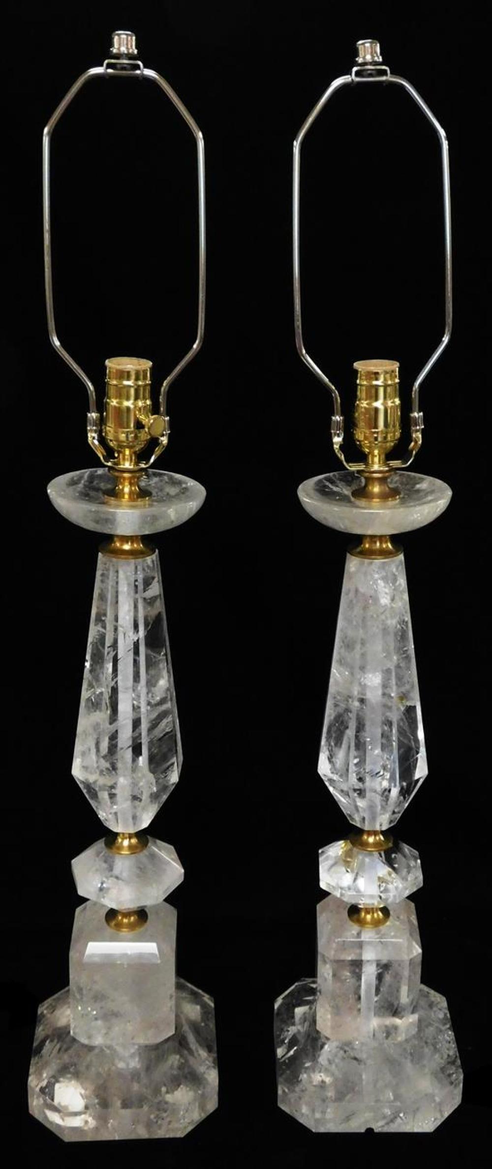 PAIR OF LARGE BRAZILIAN ROCK