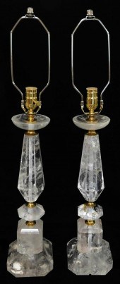 PAIR OF LARGE BRAZILIAN ROCK C