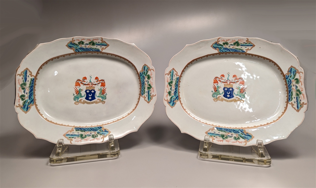 Pair of large, Chinese Export