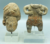 PAIR OF LARGE CHUPICUARO FRAGM