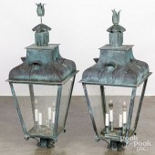 PAIR OF LARGE CONTEMPORARY COP