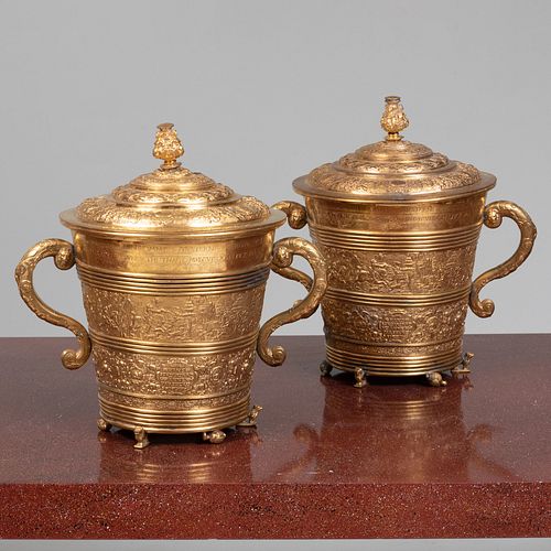 PAIR OF LARGE DANISH RENAISSANCE