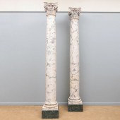 PAIR OF LARGE ITALIAN SCAGLIOL