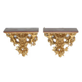 PAIR OF LARGE ITALIANATE FIGUR