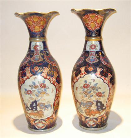 Pair of Large Japanese imari vases