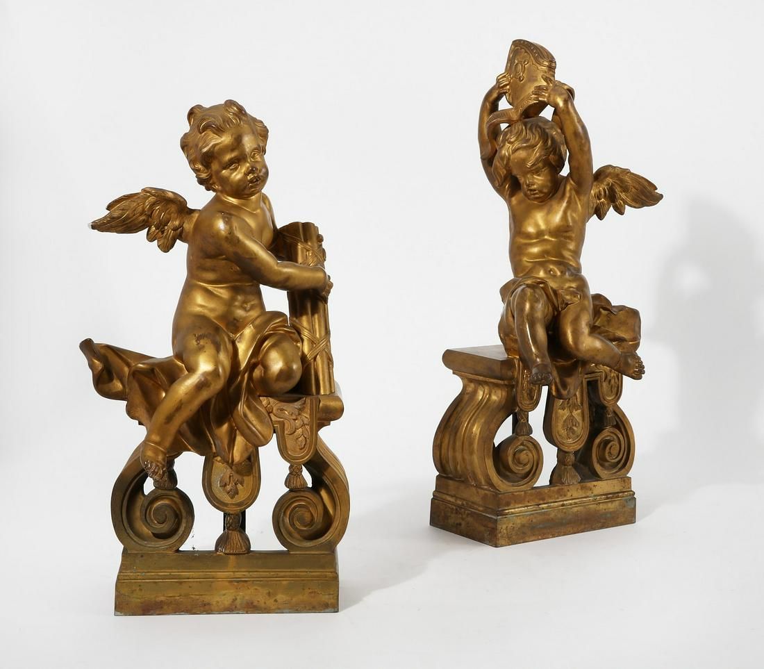 PAIR OF LARGE LOUIS XVI STYLE