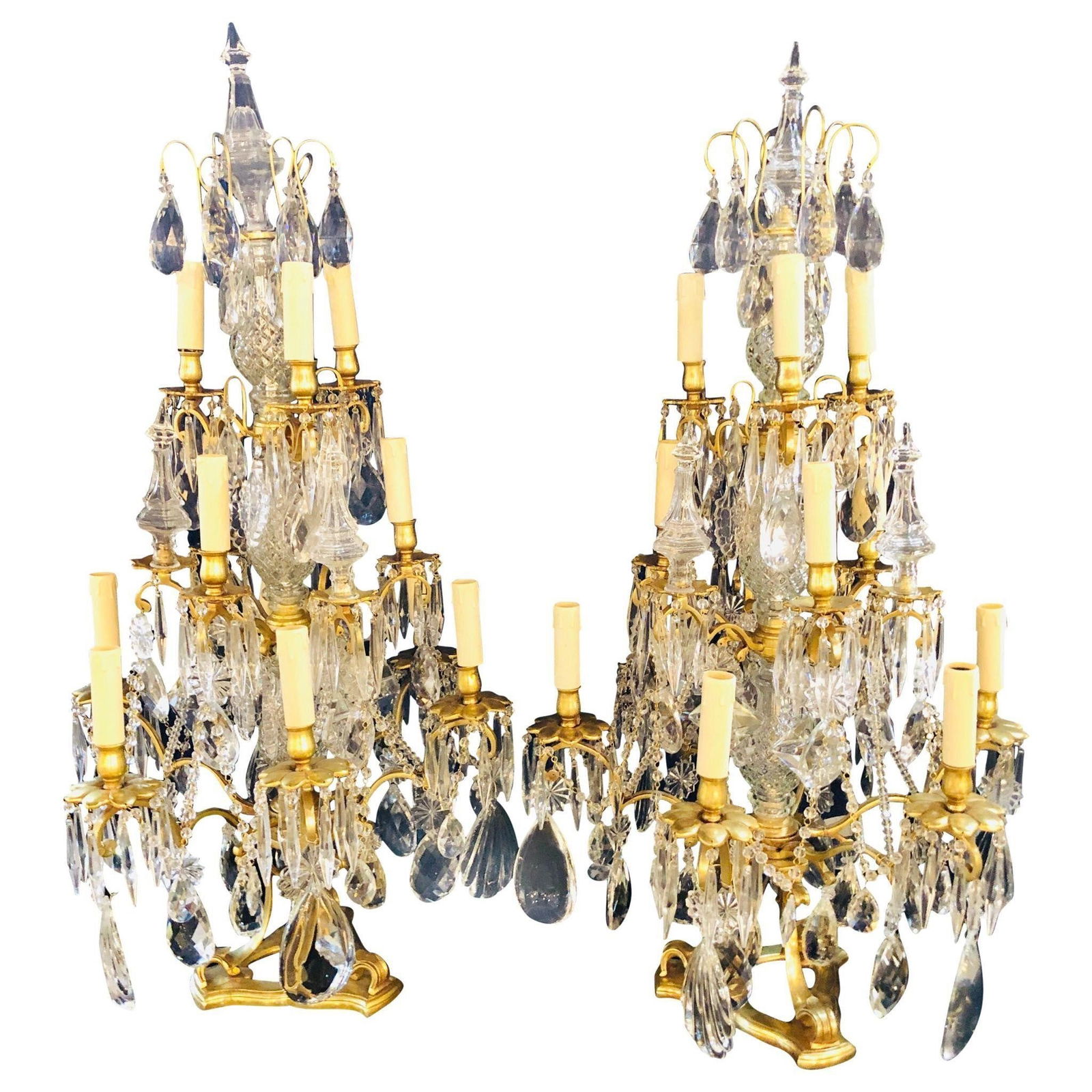 PAIR OF LARGE LOUIS XVI STYLE