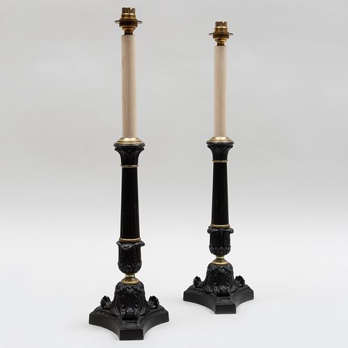 PAIR OF LARGE NEOCLASSICAL PARCEL