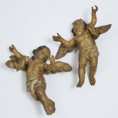 Pair of Large North Italian Ba