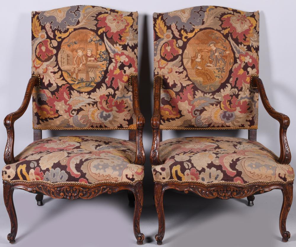 PAIR OF LARGE REGENCE STYLE
