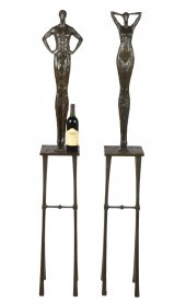 PAIR OF LARGE THOMAS CORBIN RE