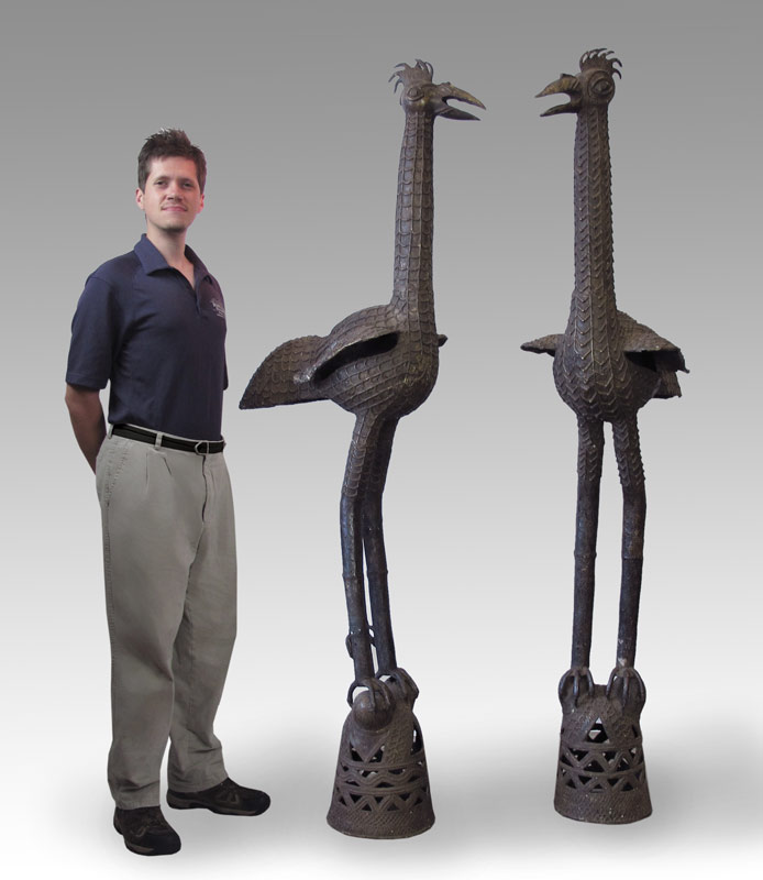 PAIR OF LARGER THAN LIFE TIKAR