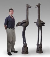 PAIR OF LARGER THAN LIFE TIKAR