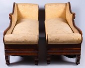 PAIR OF LATE CLASSICAL MAHOGAN