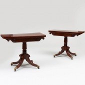 PAIR OF LATE GEORGE III CROSSB