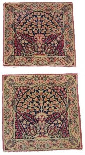 Pair of Laver Kerman mats (2)