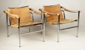 PAIR OF LE CORBUSIER LC1 SLING