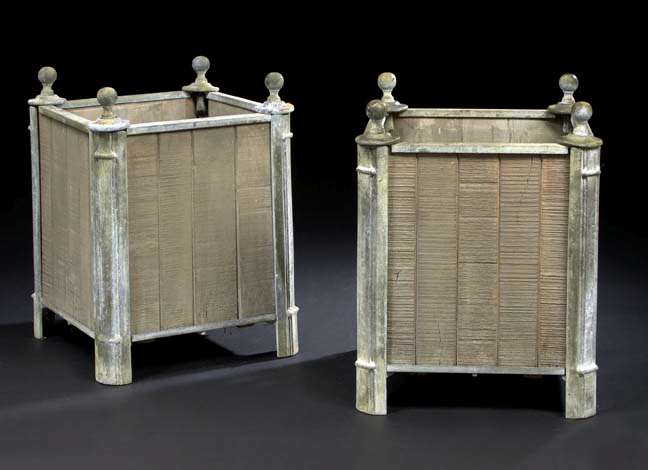 Pair of Lead and Weathered