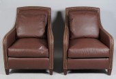 PAIR OF LEE INDUSTRIES BROWN L