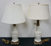 PAIR OF LENOX GILT DECORATED P