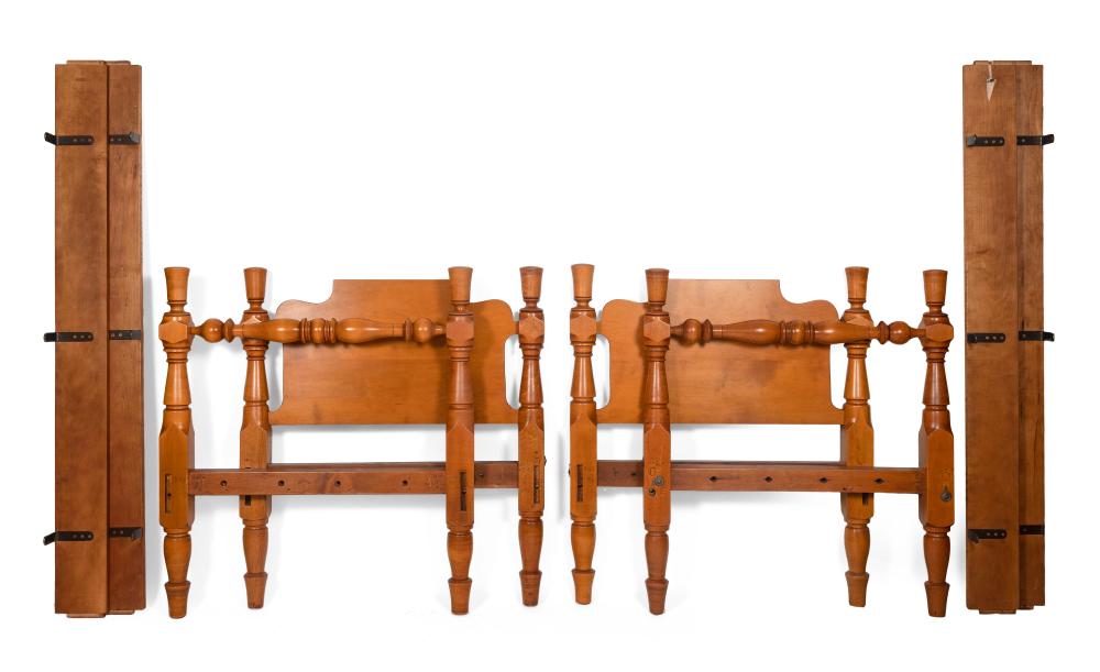 PAIR OF LEONARDS TWIN ROPE BEDS