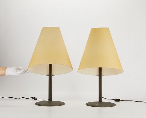 PAIR OF LEUCOS DESK LAMPSLeucos,
