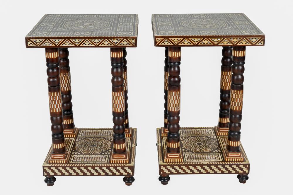 PAIR OF LEVANTNE-STYLE INLAID