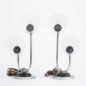 PAIR OF LEVITON ART DECO ACCEN