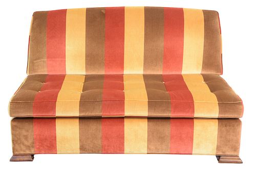 PAIR OF LEWIS MITTMAN LOVESEATS,