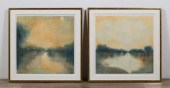 PAIR OF LISA BRESLOW MONOTYPES