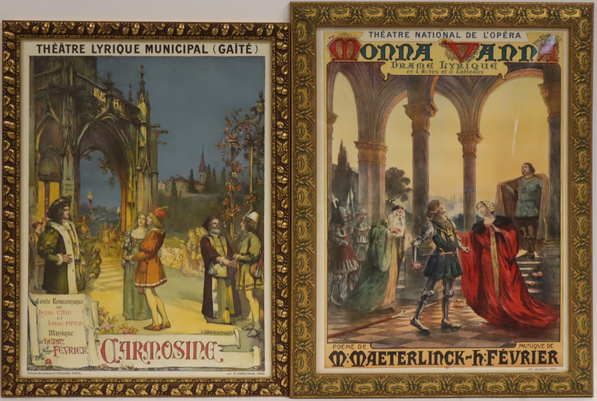 PAIR OF LITHOGRAPH ADVERTISING