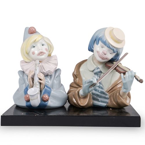 PAIR OF LLADRO CLOWN